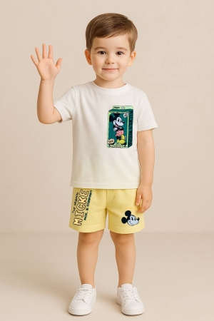 Mickey Neon Şortlu  Takım