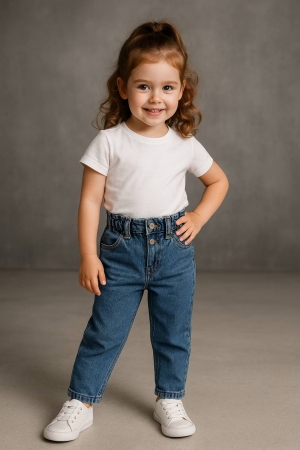 Çift Düğme Mom Jean